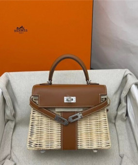 HERMES 에르메스 피크닉 켈리백 20CM 오리지날 가죽사용 (100%수작업) H900111